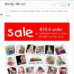 Baby Products and Clothes @ Kinder Direct $10 or under Selected Styles. Postage or Perth Pickup