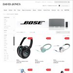 David Jones: BOSE in-Ear $97 Freestyle Earbuds $134 Soundtrue OE/Sport $149 Soundlink $159 AE $172