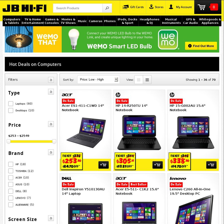 Jb Hi Fi Computers