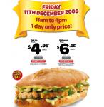 Domino's Oven Baked Sandwiches $4.95 Today Only! (Pickup)