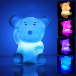 Colorful LED Mouse Night Light US $0.99 Delivered [Battery Included] @ GearBest