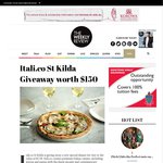 Win Dinner for 2 at Itali.co St Kilda from The Weekly Review [VIC]