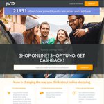 Free $3 - $3.50 USD for Signup to Yuno (Cashback Site)