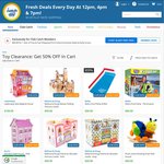 Toy Clearance 50% off in Cart & CatchOfTheDay (Membership Required)