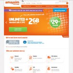 Amaysim $15 for 5GB Data Plan and Unlimited Calls