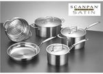 Scanpan - Satin 5pc Cookware Set $139 + Shipping (RRP $519, Norm $219) @ Victoria Basement (PayPal REQ)