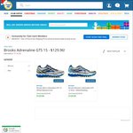 Brooks Adrenaline GTS 15 Men/Women $129.96 Posted ($110 with Visa Checkout) Club Catch Req