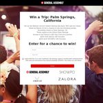 Win RT Flights for 2 to LA, 3nts Hotel, $500 Showpo Credit, Coachella Tix from General Assembly