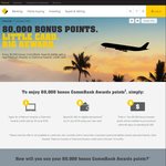 Commonwealth Bank Bonus 80,000 Points with Platinum Awards Credit Card ($249 Annual Fee)