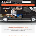 Free Coffee, Sept 10 + 11 @ COLORBOND Vans (NSW, VIC, QLD, SA, WA)