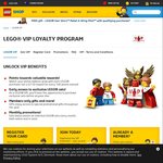 Lego S@H Double VIP Points