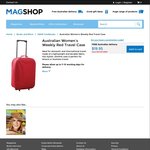 Red Trolley Case $19.95 Delivered (RRP $59.95). Australian Women's Weekly @ Magshop