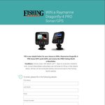 Win a Raymarine Dragonfly-4 PRO Sonar/GPS Worth $499 from Fishing World