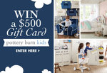 Win a $500 Gift Voucher for Pottery Barn Kids from Mum Central
