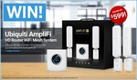 Win a Ubiquiti AmpliFi HD Router WiFi Mesh System Worth $599 from PC Case Gear