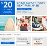 Ebay $20 off $30 minimum spend (May be targeted) 