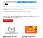 Convert Woolworths Points to Qantas Points - Receive 5k QFF Points
