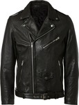 Biker Leather Jacket - $184 (Was $512) Shipped @ Alpha The Store