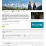 Win a Private Screening of Hampstead for 20 Friends on 17/8 or 1 of 20 Double Passes from Howard's Storage World