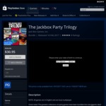 [PS4] The Jackbox Party Trilogy $30.95 @ PSN AU