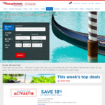 CheapTickets - 18% off Selected Hotel Bookings (9am-2pm AEST)