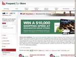 QFF: $50 Woolworths Gift Voucher (Was 7250 Points, Now 6750) . $100 Voucher (Was 14500 Now 13500)
