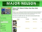 Xbox LIVE Black Friday Specials