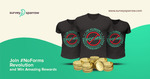 Win Bitcoin, Lifetime Premium SurveySparrow Account and T-Shirts Every Month