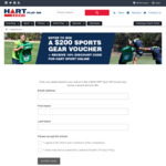 Win a $200 HART Sport Gift Voucher and 10% Discount Offer from The Canberra Raiders/HART Sport