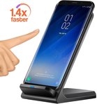 Wireless Fast Charger Charging Stand for iPhone X, 8, Galaxy S8 S9 $28.45 Free Delivey 10% off @ Crazy Technology via Amazon