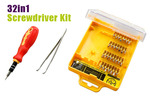 32 Piece Pocket Screwdriver Tool Kit $6.98 shipped