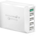 BlitzWolf BW-S7 QC3.0 40W 5 USB Desktop Charger Adapter US $19.19 (~AU $26.45) Delivered @ Banggood