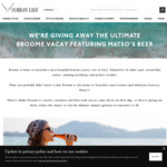 Win a Getaway to Broome for 2 Worth $5,597 from The Urban List