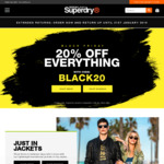 20% off Everything Online Only, Free Delivery @ Superdry
