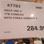 Xbox One S 1TB + Forza Horizon 4 $284.99 @ Costco (Membership Required)