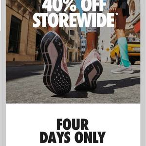 [VIC, NSW, ACT, QLD] 40% off Storewide @ Nike Factory Outlet (Eg. DFO Southwharf, Melbourne ...