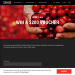 Win a $200 Online Voucher from Swisse