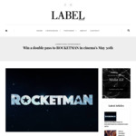 Win a Double Pass to The Movies to See ROCKETMAN from Label Magazine