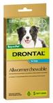 Drontal Allwormer For Dogs 3-10kg - 5 Chews $20.50 (Was $43.99) + Free Shipping @ Budget Pet Products