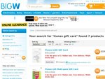 iTunes Gift Cards 3 for The Price of 2 @ Big W Online
