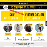 $2 Standard Shipping on All Orders at Connor