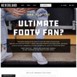 Win 1 of 20 AFL Medallion Club Double Passes from Neverland Store