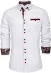 65% off Stylish & Slim Fit Men's Shirt Long Sleeve Button-down Collar (S-XL) -USD $10.15 (~AU $14.78) Free Shipping @ Paul Jones