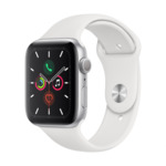 Apple Watch Series 5 Silver Aluminium Case with White Sport Band 44mm GPS $643 C&C /+ Delivery @ Harvey Norman
