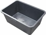 Whites On-Site 770 × 530 × 310 (mm) 85L Large Rectangular Builders Tub (Was $19.95) $9.99 @ Bunnings