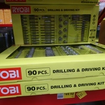 [VIC] Ryobi 90pcs Drilling and Driving Set, $25 (Was $49.98) @ Bunnings Altona
