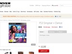 PS3 SingStar + Dance, Delivered for $5 from Myer Gifts Online (SOLD OUT)