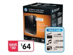 BigW: HP 1TB External Hard Drive USB 3.0 $64 Save $30