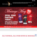 Free Mood Mist with Purchase of a Wildfire 4 in 1 Massage Oil (100ml) + Free Shipping on Orders over $50 @ Wildfire