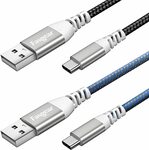 Save 15% on Fasgear 2 Pack 5m USB 2.0 Type C Cable $16.99 + Delivery ($0 with Prime/ $39 Spend) @ Fasgear Amazon AU